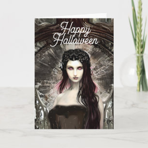 Fallen Angel   Dark Art Halloween Karte
