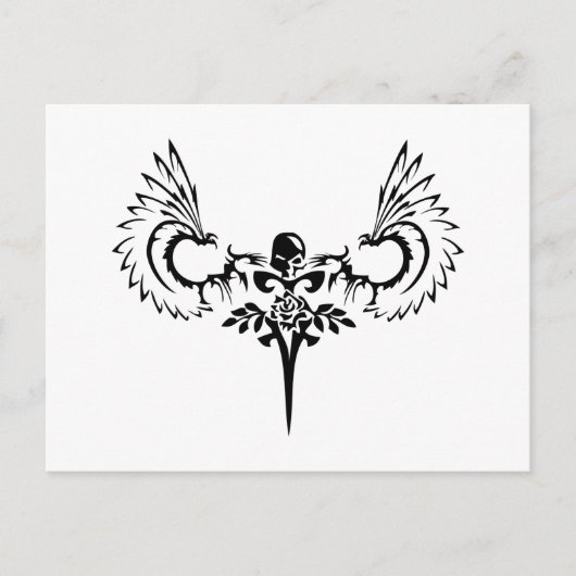 Fallen ANgel Design Studio Logo Postkarte (Vorderseite)