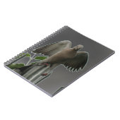 Fallen Angel Dove Notebook Notizblock (Linke Seite)