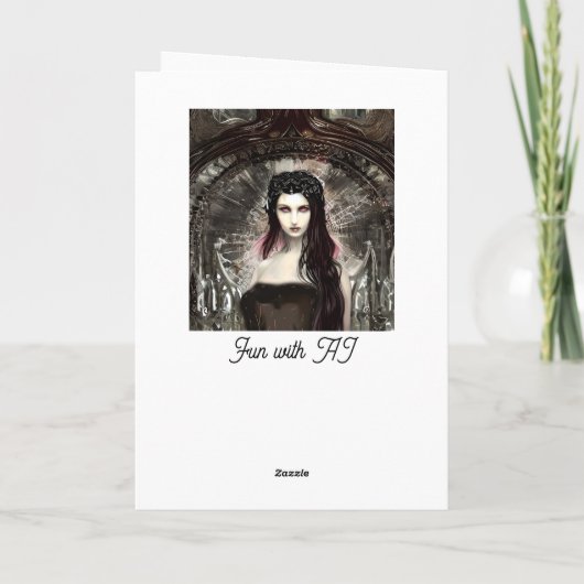 Fallen Angel | Dunkle Kunst Karte (Rückseite)