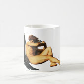 Fallen Angel Gemälde von Alexandre Cabanel Kaffeetasse (Mittel)