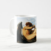 Fallen Angel Gemälde von Alexandre Cabanel Kaffeetasse (Vorderseite Links)