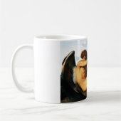 Fallen Angel Gemälde von Alexandre Cabanel Kaffeetasse (Links)