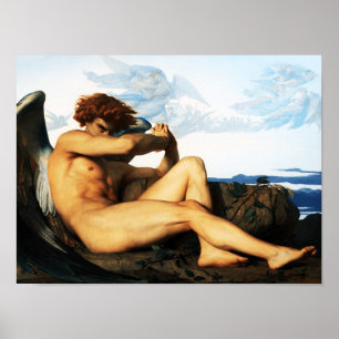 Fallen Angel Gemälde von Alexandre Cabanel Poster