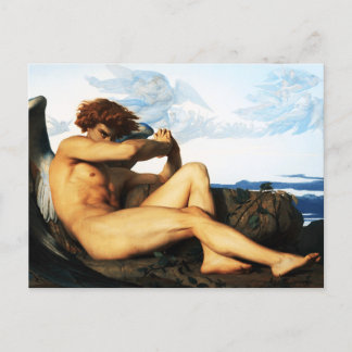 Fallen Angel Gemälde von Alexandre Cabanel Postkarte