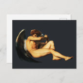 Fallen Angel Gemälde von Alexandre Cabanel Postkarte (Vorne/Hinten)