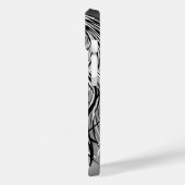 Fallen Angel Gray Monochrome Case-Mate iPhone Hülle (Rückseite / Links)