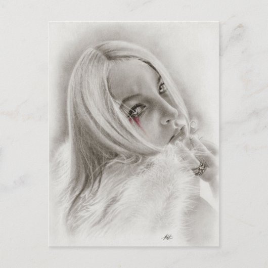 Fallen Angel Postcard Postkarte (Vorderseite)