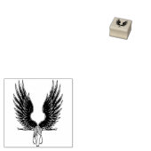 Fallen Angel Woman Original Art Gummistempel (Stempel)