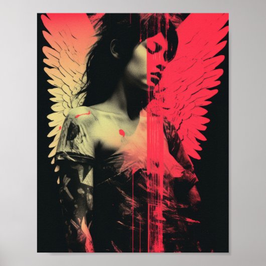 Fallen Angels Profil - Halbtonmuster-Poster Poster (Vorne)