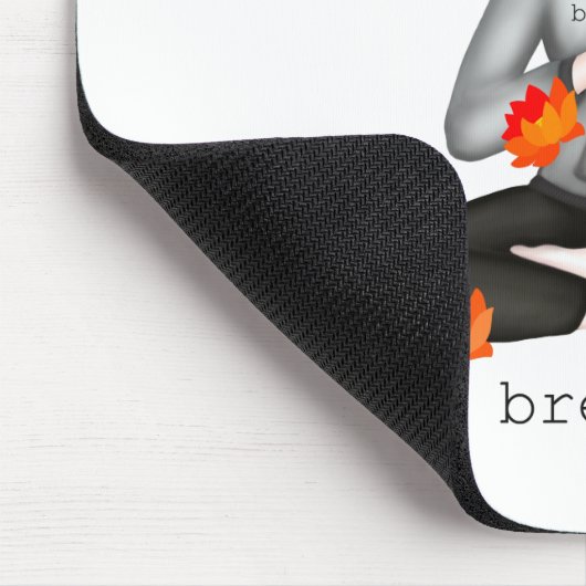 fallen. Atmen Mousepad (Ecke)