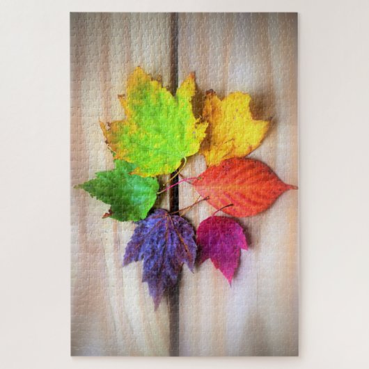 Fallen Blätter Jigsaw Puzzle (Vertikal)