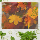Fallen Blätter ~ Küchentücher (Gefaltet)