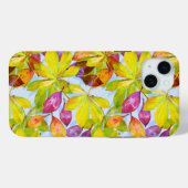 Fallen Blätter Wasserfarbe Handy Fall Case-Mate iPhone Hülle (Rückseite (Horizontal))