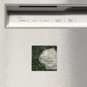 Fallen Camellia/Zen Zitat Magnet (In Situ (Geschirrspüler))