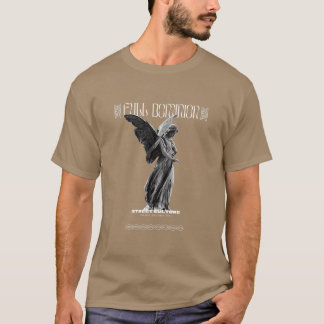 Fallen Dominion Gothic Engel Statue Dark Luxe T-Shirt