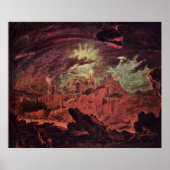Fallen Engel in Hell von John Martin Poster (Vorne)