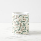Fallen Fern Muster Kaffeetasse