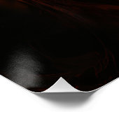 Fallen Fire Angel – Dark Fantasy Poster Art (Ecke)