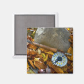 Fallen Fischen Magnet (Vorderseite/Rückseite)