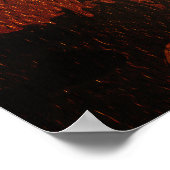Fallen Grace - Melancholische Engel-Reflektion Poster (Ecke)