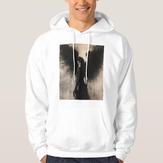 Fallen Grace – The Beauty of a Broken Wing Hoodie (Vorderseite)