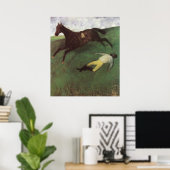 Fallen Jockey Poster (Heimbüro)