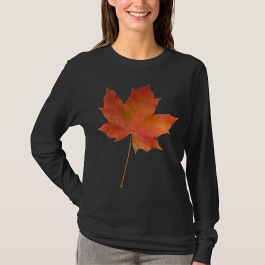 Fallen Leaf 01 - auf Dunkel T-Shirt (Vorderseite)