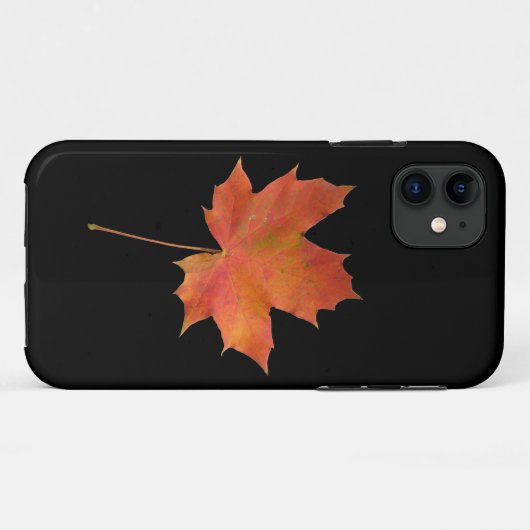 Fallen Leaf 01 Case-Mate iPhone Hülle (Rückseite (Horizontal))