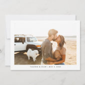 Fallen Leaf Lake | Hochzeitskarte Einladung (Rückseite)