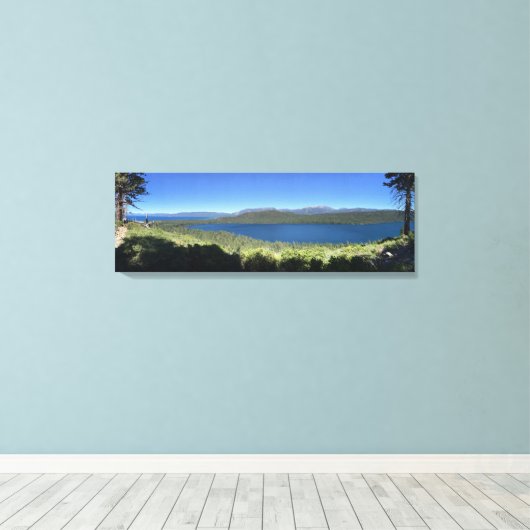 Fallen Leaf Lake Leinwanddruck (Insitu (Holzboden))