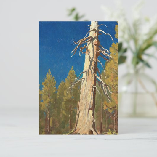 Fallen Leaf von Maynard Dixon Dankeskarte (Stehend Vorderseite)