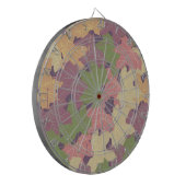 FALLEN MAPLE BLÄTTER GLÜCKLICH AUTUMN DARTSCHEIBE (Vorderseite Links)