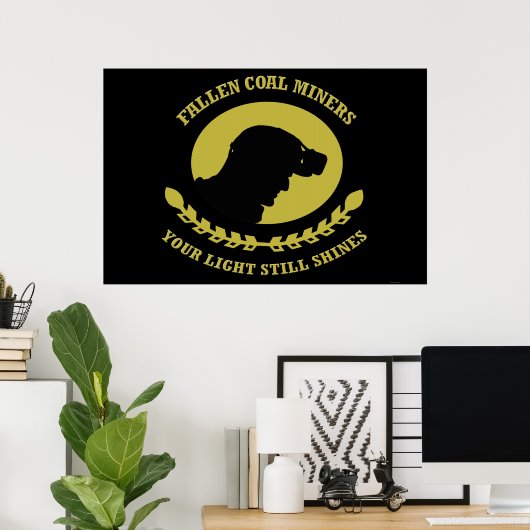 Fallen Miner Poster (Heimbüro)