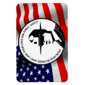 FALLEN POLIZEBEAMTE MAGNET (Vertikal)