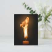 Fallen Postkarte (Stehend Vorderseite)