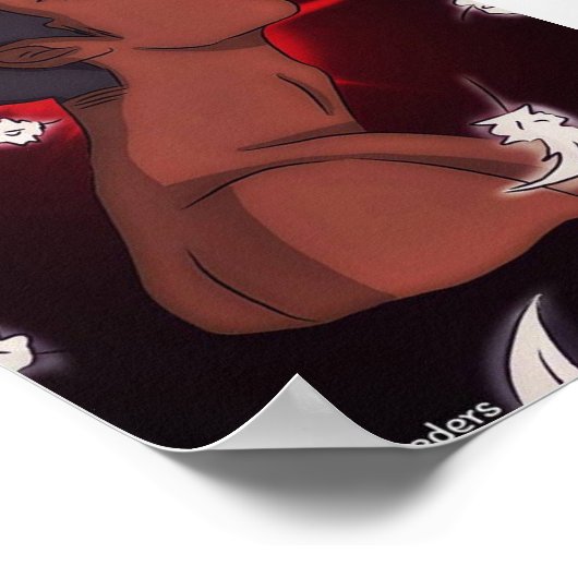 Fallen Print Poster (Ecke)