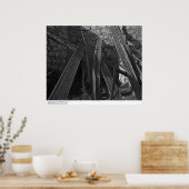 Fallen Roof Boards near Old Kilns, 1963 Poster (Küche)