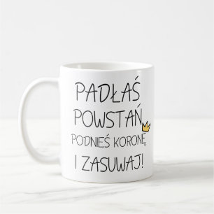 Fallen Sie ab? Steh hoch, hol deine Krone auf und Kaffeetasse