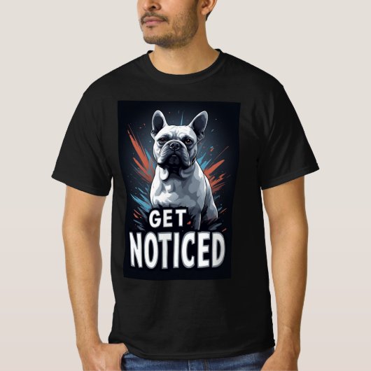 Fallen Sie auf: Fetter Hundemaskottchen T-Shirt (Vorderseite)