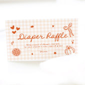 Fallen Sie ein wenig Süsse Pie Baby Dusche Windeln Begleitkarte