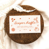 Fallen Sie ein wenig Süsse Pie Baby Dusche Windeln Begleitkarte