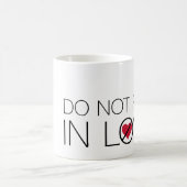 Fallen Sie nicht in Liebe-Tasse Kaffeetasse (Mittel)