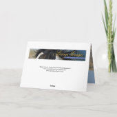 "Fallen Star in Front of the Wind River Mountains" Einladung (Rückseite)