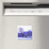 Fallen Tree Blue Magnet (In Situ (Geschirrspüler))