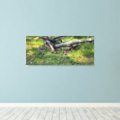 Fallen Tree Puzzle Leinwanddruck (Insitu (Holzboden))