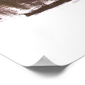 Fallen Tree Reflection Poster (Ecke)