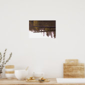 Fallen Tree Reflection Poster (Küche)