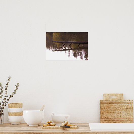 Fallen Tree Reflection Poster (Küche)