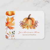 fallen-Visitenkarten Visitenkarte (Vorderseite)